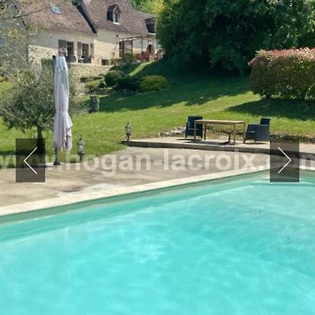Domaine Du Bonheur En Pierre Avec Piscine, Proche Sarlat Villa Carlux Luaran gambar