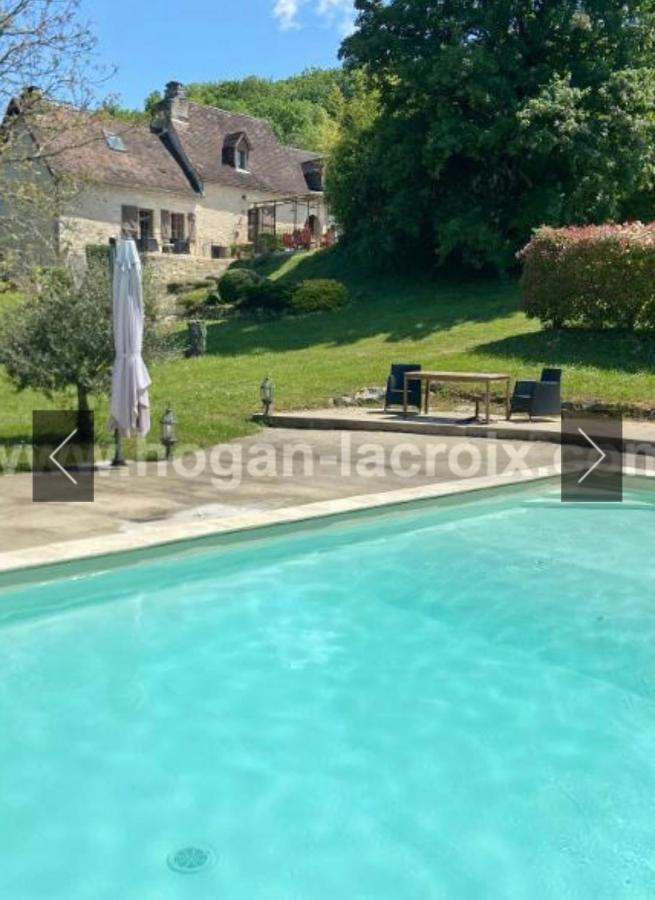 Domaine Du Bonheur En Pierre Avec Piscine, Proche Sarlat Villa Carlux Luaran gambar