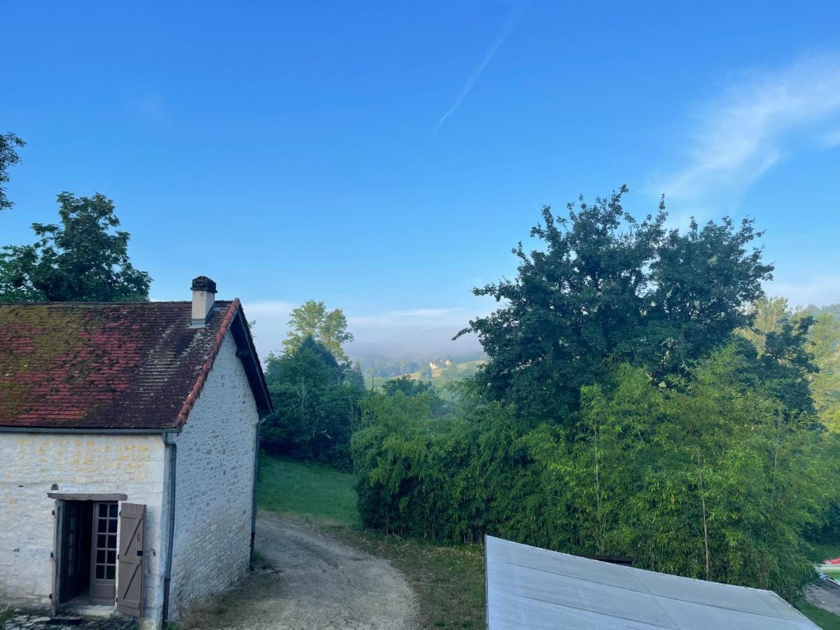 Domaine Du Bonheur En Pierre Avec Piscine, Proche Sarlat Villa Carlux Luaran gambar