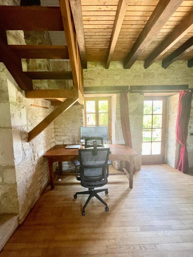Domaine Du Bonheur En Pierre Avec Piscine, Proche Sarlat Villa Carlux Luaran gambar