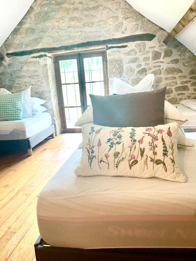 Domaine Du Bonheur En Pierre Avec Piscine, Proche Sarlat Villa Carlux Luaran gambar