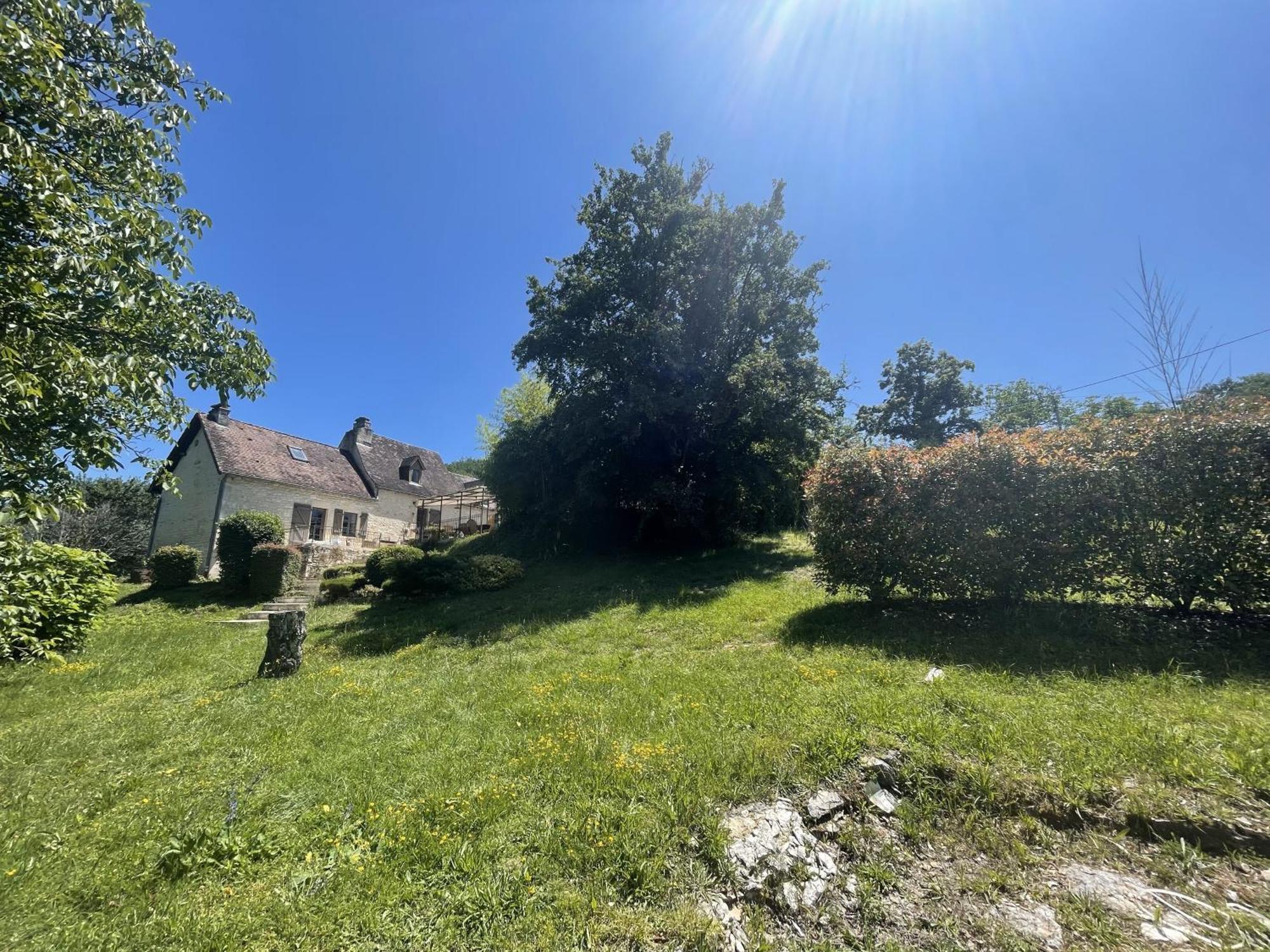 Domaine Du Bonheur En Pierre Avec Piscine, Proche Sarlat Villa Carlux Luaran gambar